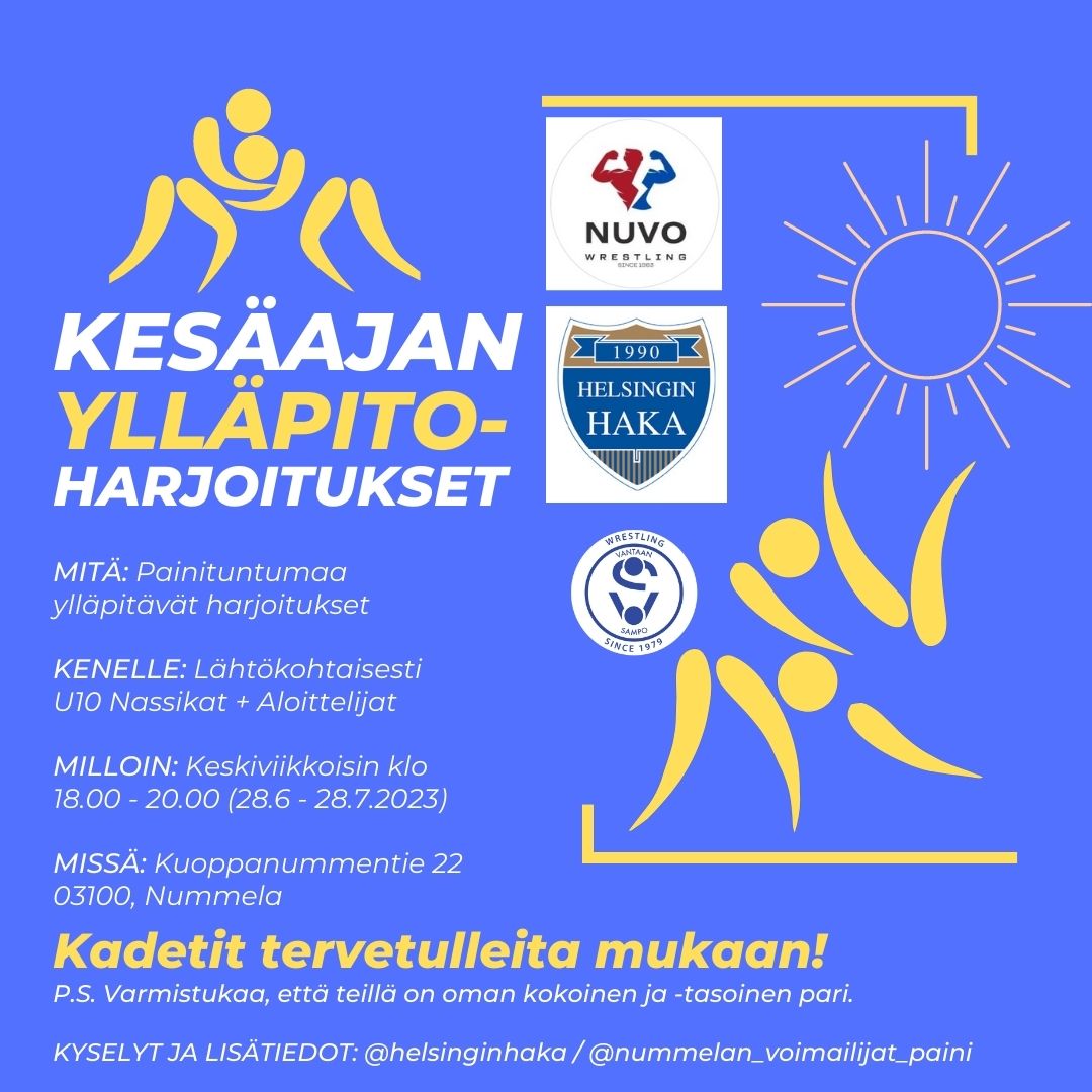 KESAAJAN HARJOITUKSET 2023