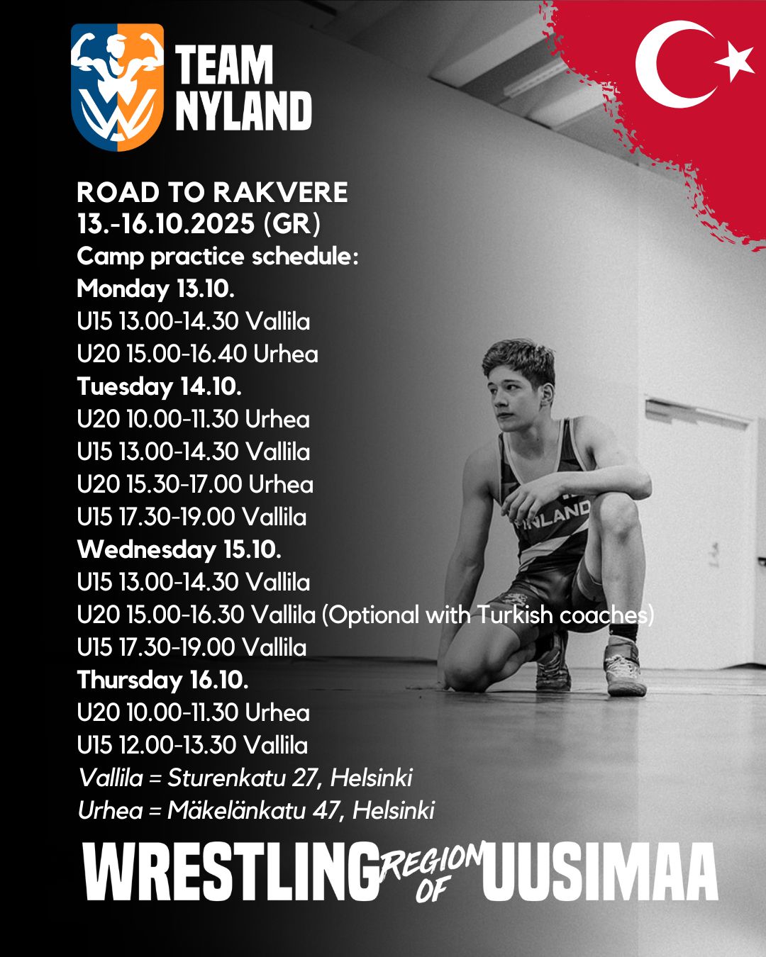 Road to Rakvere Schedule